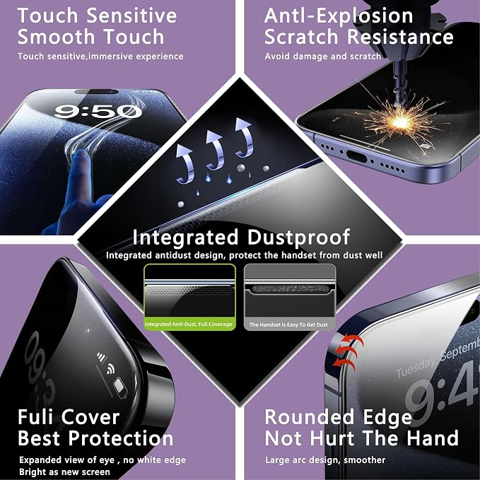 2 Pack Privacy Screen Protector
