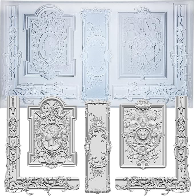 Mermaid and Sea Creatures Clay Molds for Crafts