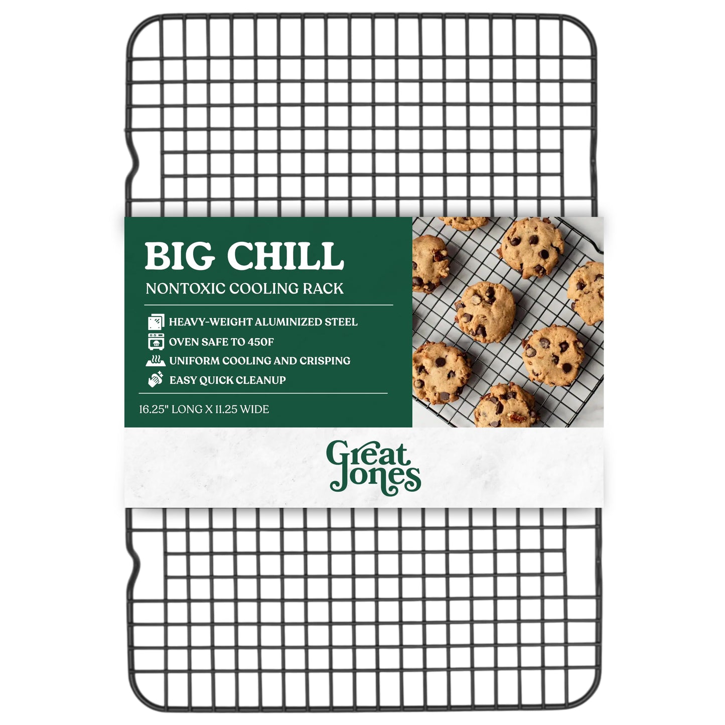 Great Jones Non Stick Wire Cooling Rack (Blueberry) – Fits Half Sheet