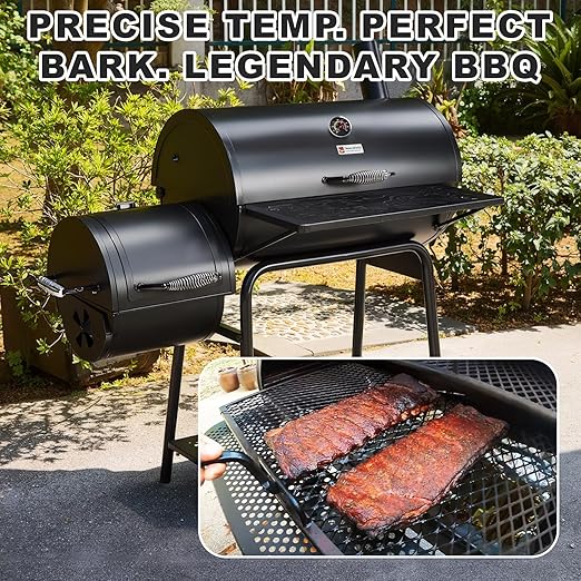 ELFFILLA BBQ Thermometer 2-3/8" Oversized Dial, 50-800°F Smoker Thermometer Weatherproof with Easy Read Numbers - Grill Temp Gauge for Charcoal Grill & Meat Smoking Kit Includes Mounting Hardware