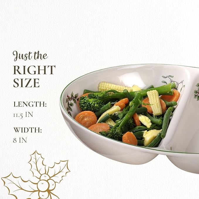 Spode – Christmas Tree – Spode Christmas Tree Divided Dish