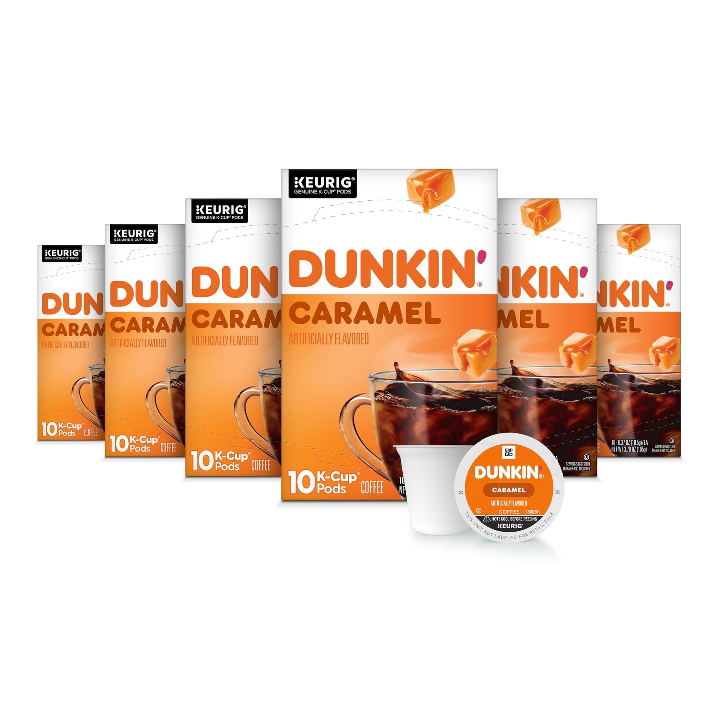 Dunkin’ Hazelnut Artificially Flavored Coffee, Keurig K-Cup Pods, 10 Count