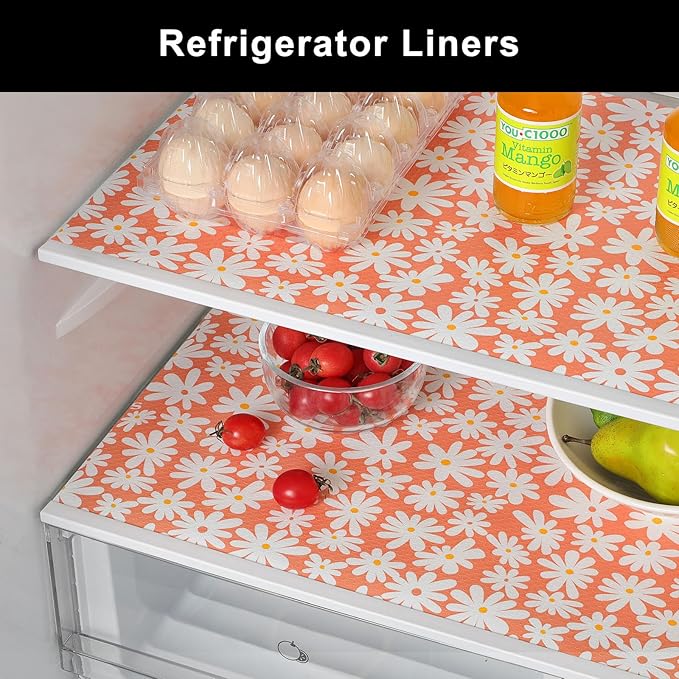 Cooyes Shelf Liner – Premium Non-Adhesive Cabinet & Drawer Liner for Kitchen – Waterproof Shelf Paper with Modern Pattern – Durable EVA Cabinet Mat – Easy to Cut (12" W x 120" L)