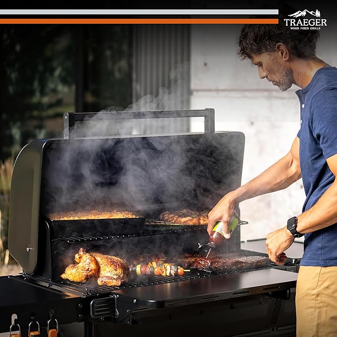 Traeger Woodridge Pro Wood Pellet Grill & Smoker, 970 Sq In, WiFi