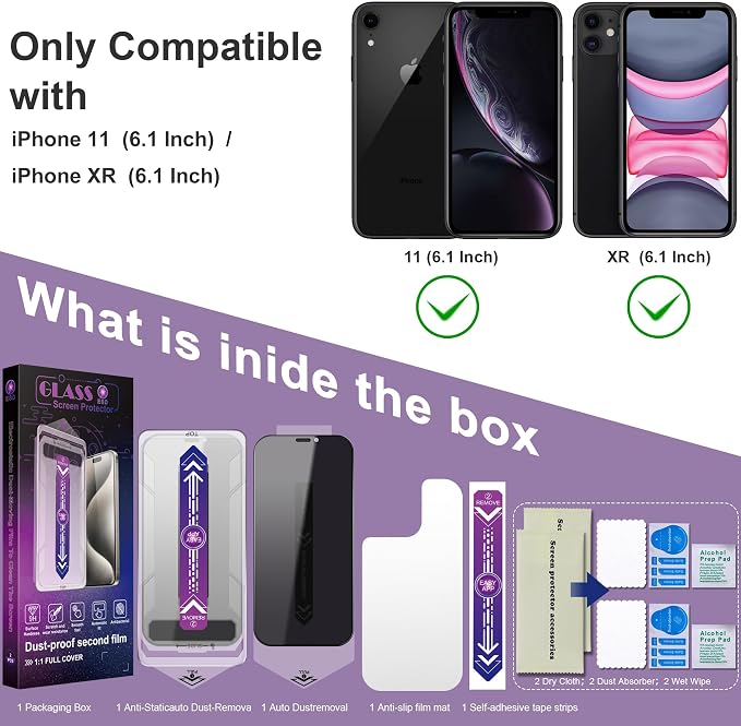 2 Pack Privacy Screen Protector