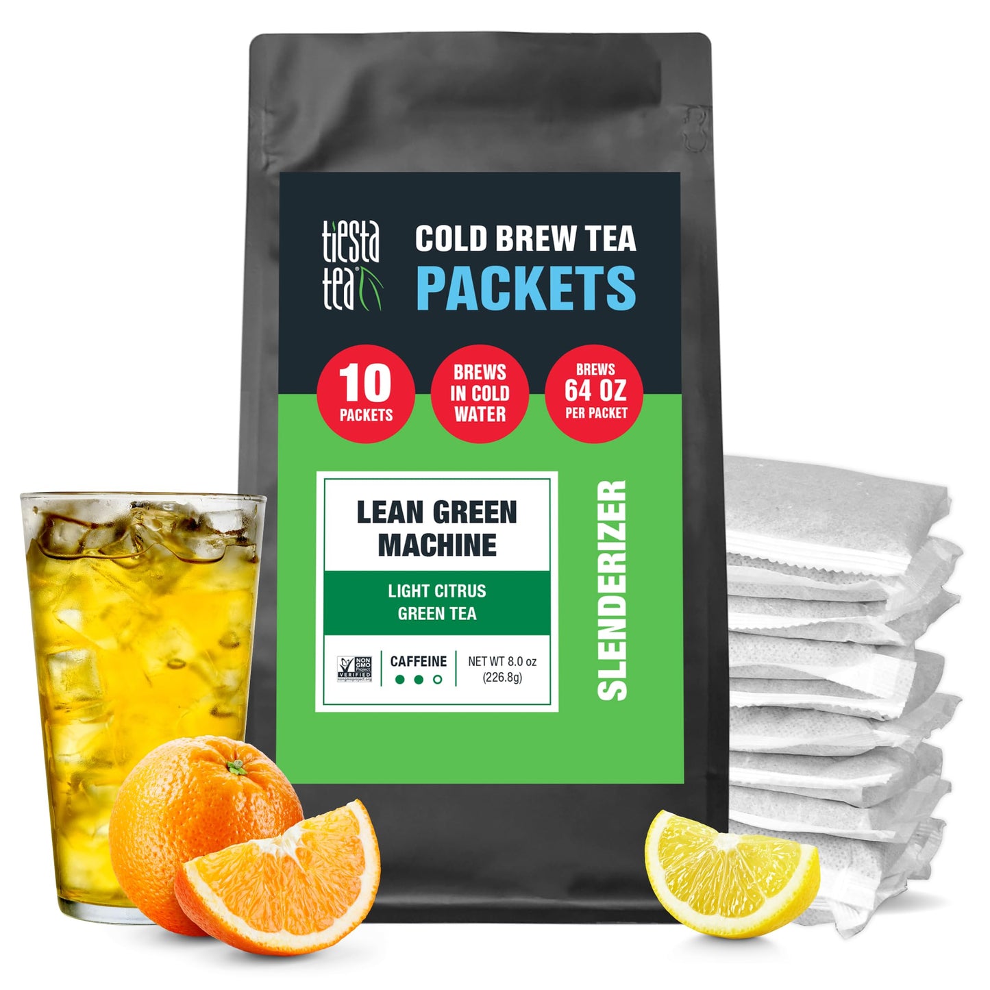 Tiesta Tea - Peaches N' Green Cold Brew, Loose Leaf, Smooth Peach Green Tea