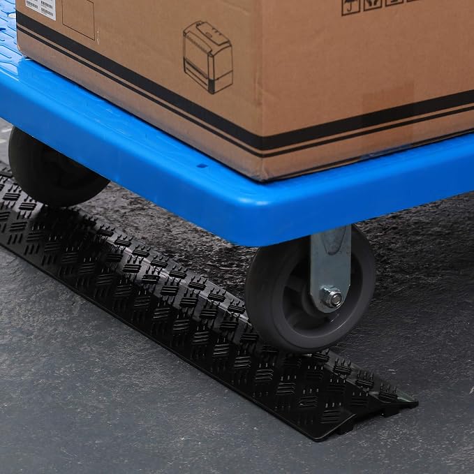 Small 2 Pack - Floor Cord Cover Cord Protector Drop Over Drop Trak Cable Ramp