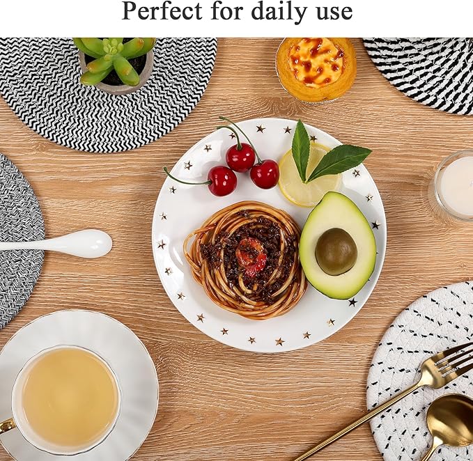SHACOS 8 Inch Trivets for Hot Dishes 6 Pieces Trivet Set