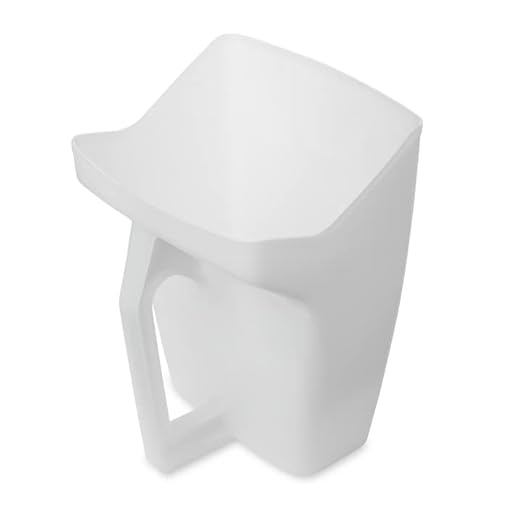 Rubbermaid Commercial Products Clear Bouncer Utility Scoop, 64-Ounce, Clear, FG288500WHT (Pack of 6)