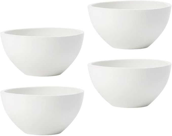 Villeroy & Boch Artesano Original Rice Bowls, Creamy White, Set of 4
