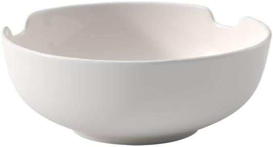 Villeroy & Boch Soup Passion Collection Large Asia Soup Bowl, Premium Porcelain, Made in Germany, 47 oz Capacity, 8 x 3 in, Rich, Creamy White