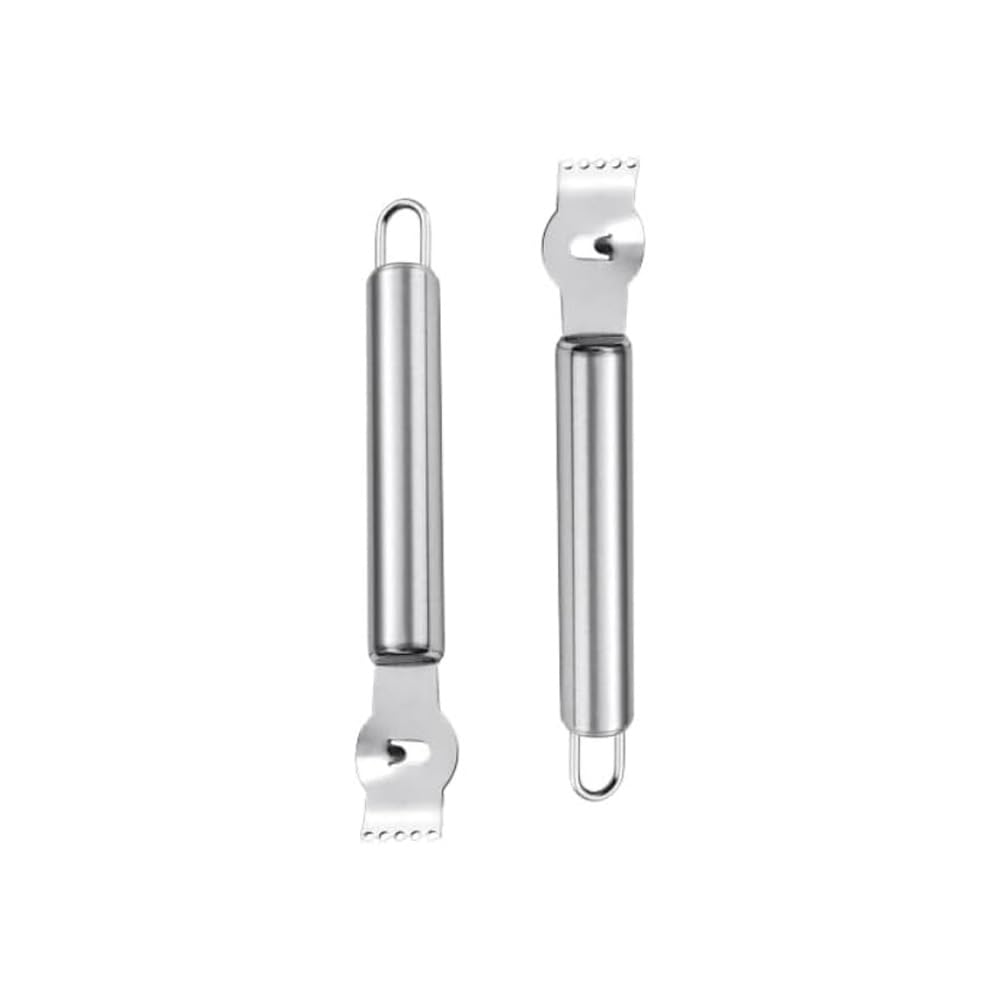 Stainless Steel Lemon Zester Grater with Channel knife Citrus Orange Peeling Tool Fruit Peelers
