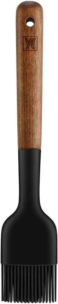 WAGENSTEIGER Silicone Head Scraping Spatula with Wooden Handle: Multi-Purpose Cooking Tool for Spreading, Baking and Mixing, Heat Resistant Cookware, Protects Surfaces with Gentle Head Design