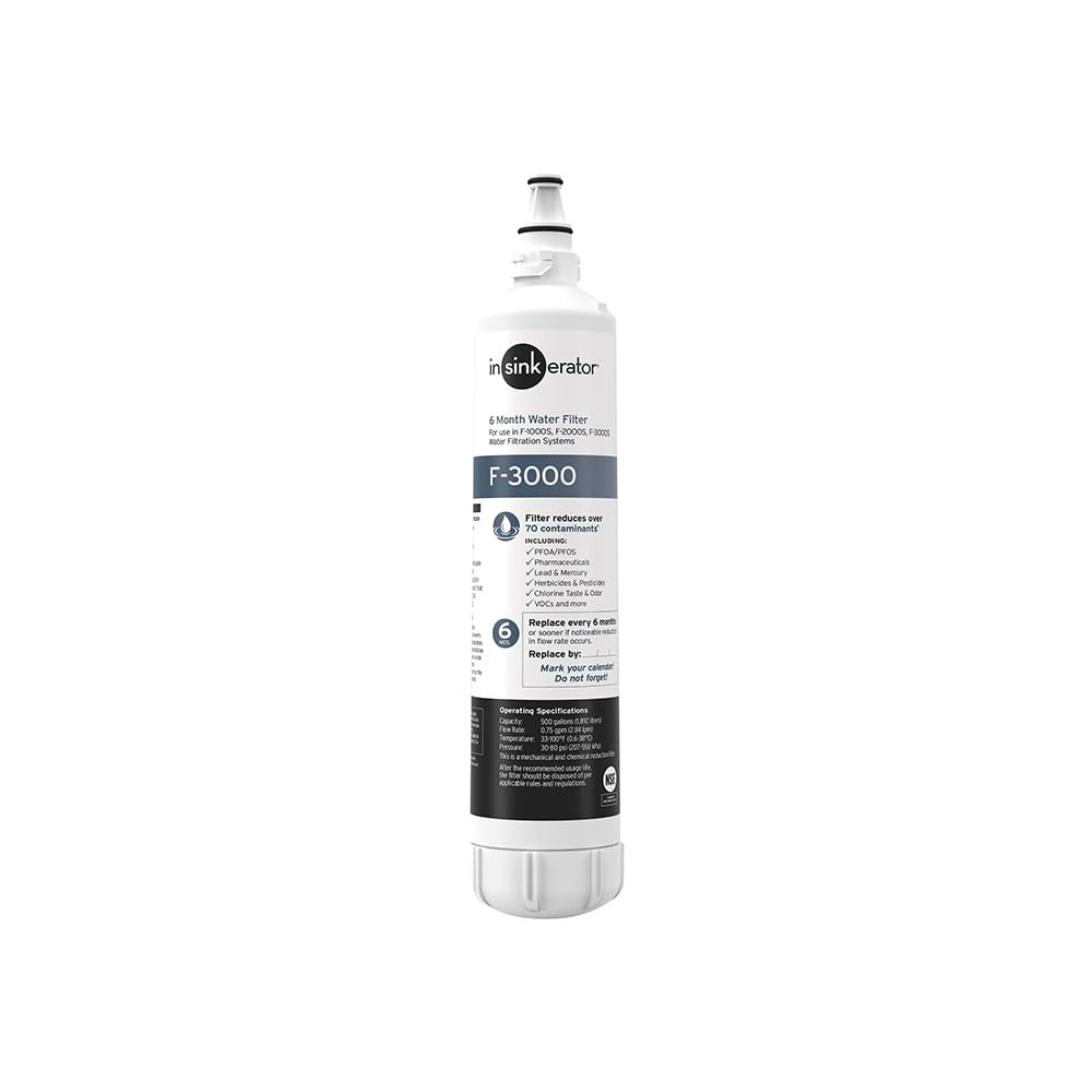 InSinkErator F-2000 Premium Instant Hot Water Dispenser Under-Sink Water Filter Replacement