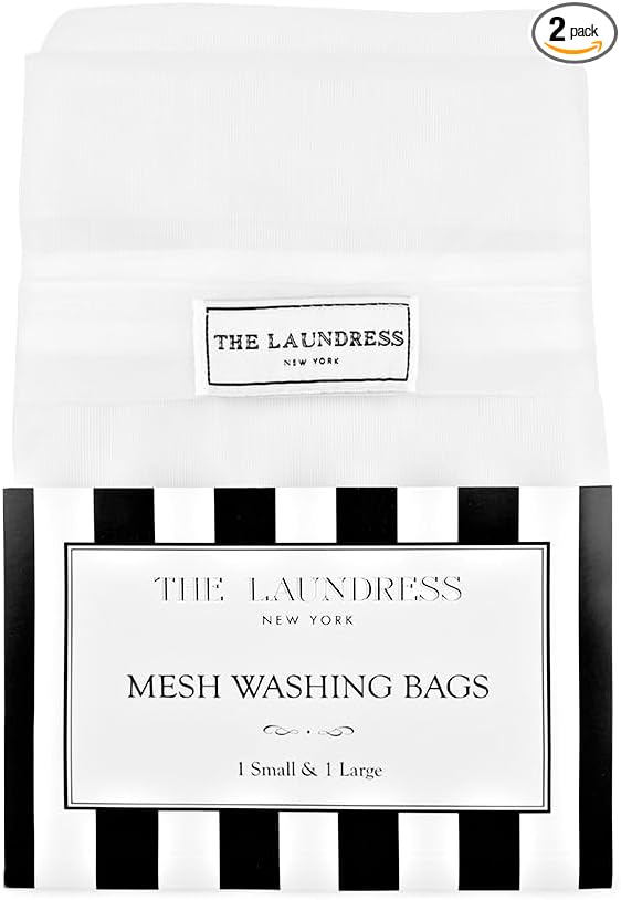 The Laundress Mesh Bag Bundle, Mesh Laundry Bags, One Large One Small