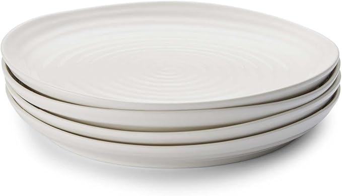 Portmeirion Sophie Conran White Coupe Dinner Plate - Set of 4