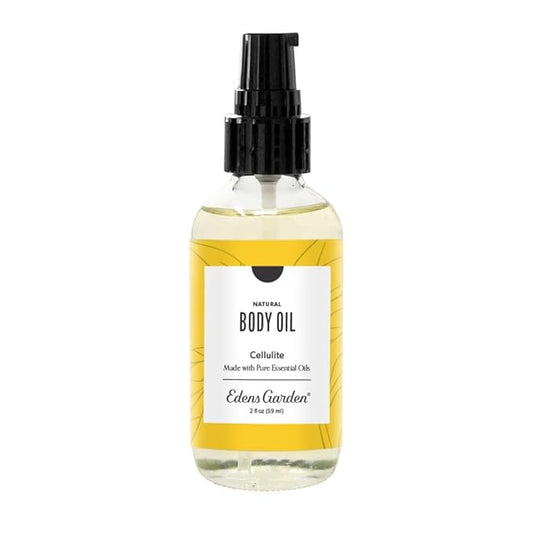 Edens Garden Cellulite Bath & Body Oil – Pure Essential Oils & Vitamin E for Firming, Slimming & Moisturizing Dry Skin – Natural Anti-Cellulite Scented Oil for Daily Women’s Skin Care, 2 fl oz (59 ml)