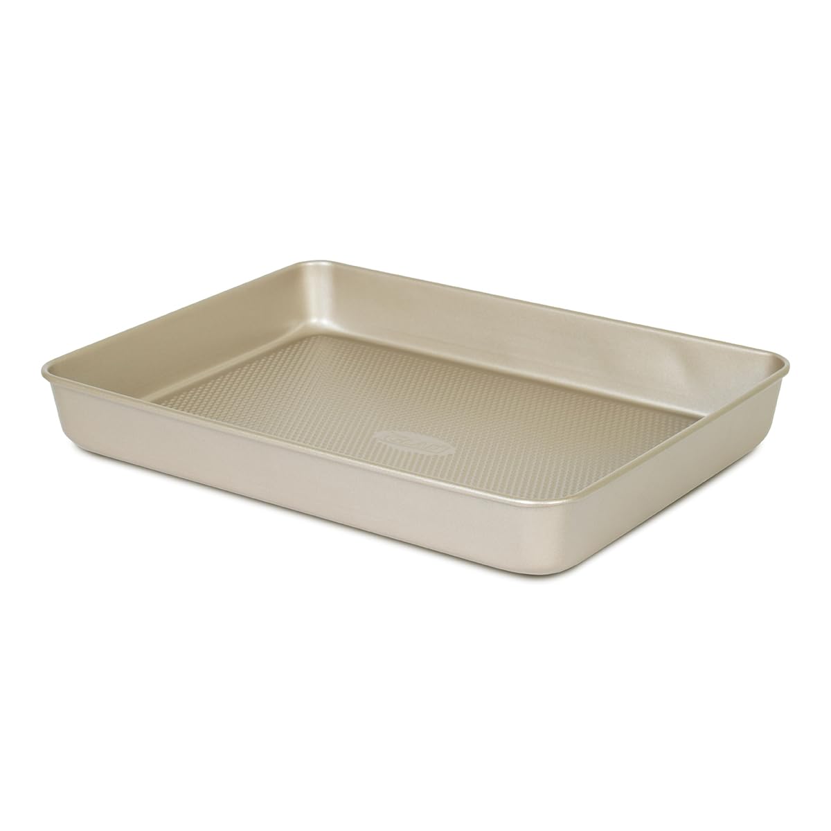 Glad Baking Pan Nonstick - Oblong Metal Dish for Cake and Lasagna - Heavy Duty Carbon Steel Bakeware, Large