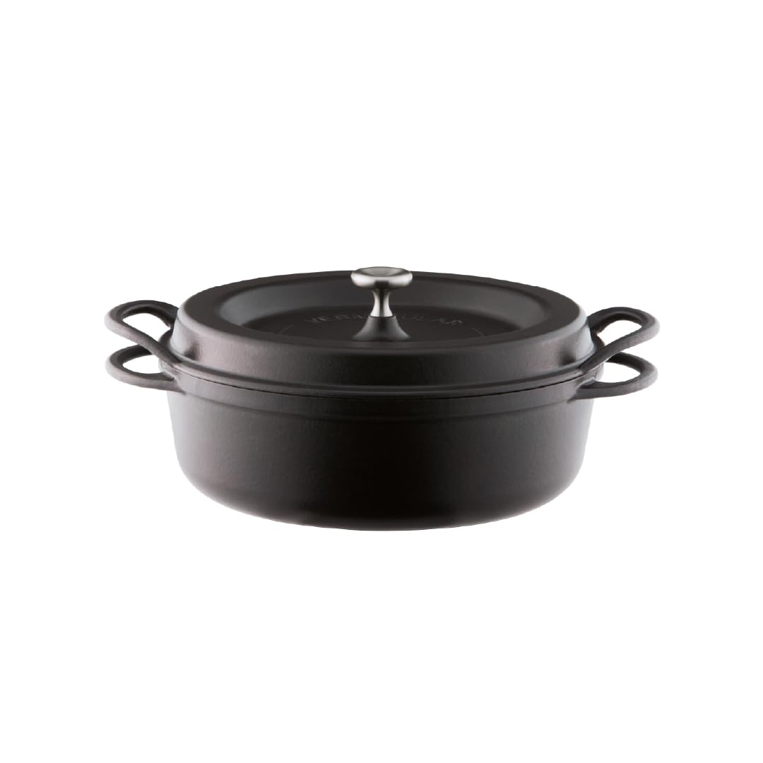 Vermicular Oven Pot 22cm (3.7qt), Enameled Cast Iron Pot - Natural Beige