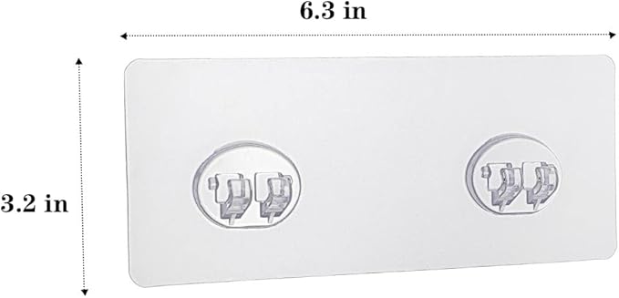 4pcs Shower Caddy Replacement Shelves Adhesive Strip Pad Organizer Sticker Bathroom Heavy Duty Strong Sticky Wall Nail Free Transparent