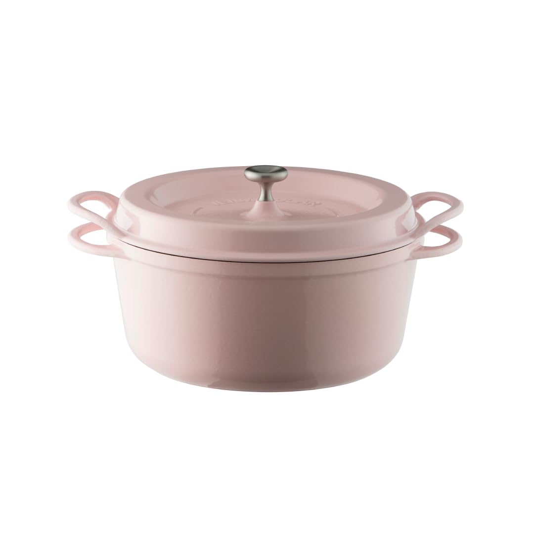 Vermicular Oven Pot 22cm (3.7qt), Enameled Cast Iron Pot - Natural Beige
