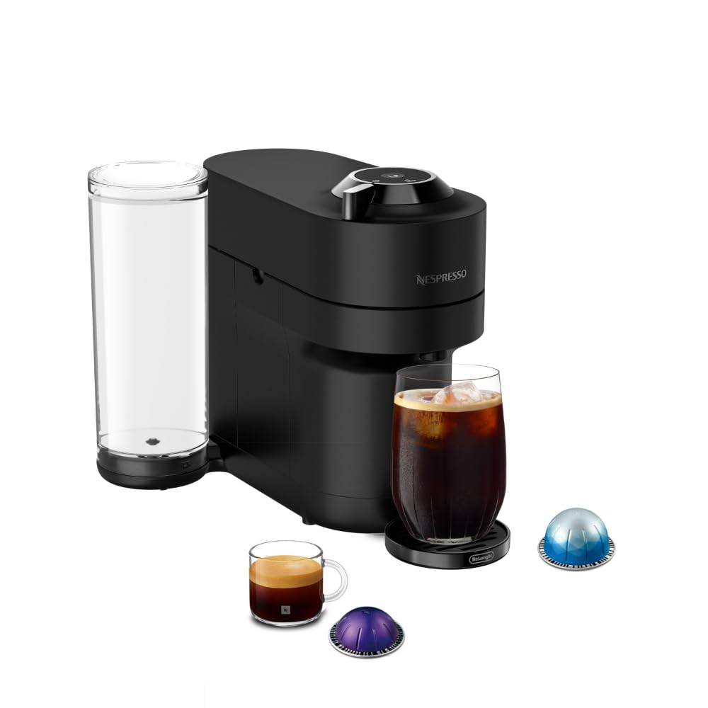Nespresso Vertuo Pop+ Deluxe Coffee & Espresso Maker by De'Longhi, Black