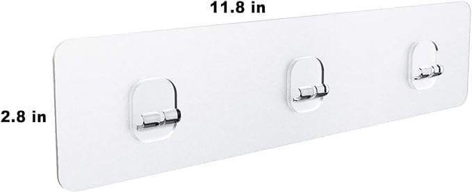 2pcs Shower Caddy Adhesive Replacement,Shower Shelves Adhesive Strip Pad Shower Organizer Sticker Replacement Bathroom Heavy Duty Strong Sticky Wall Adhesive