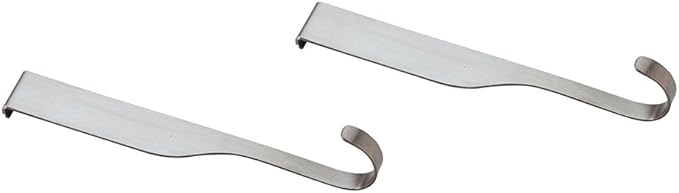 Mercer Culinary 24" Magnetic Knife Bar with 6 S Hooks, 24 Inch x 2.4 Inch x.9 Inch, Stainless Steel