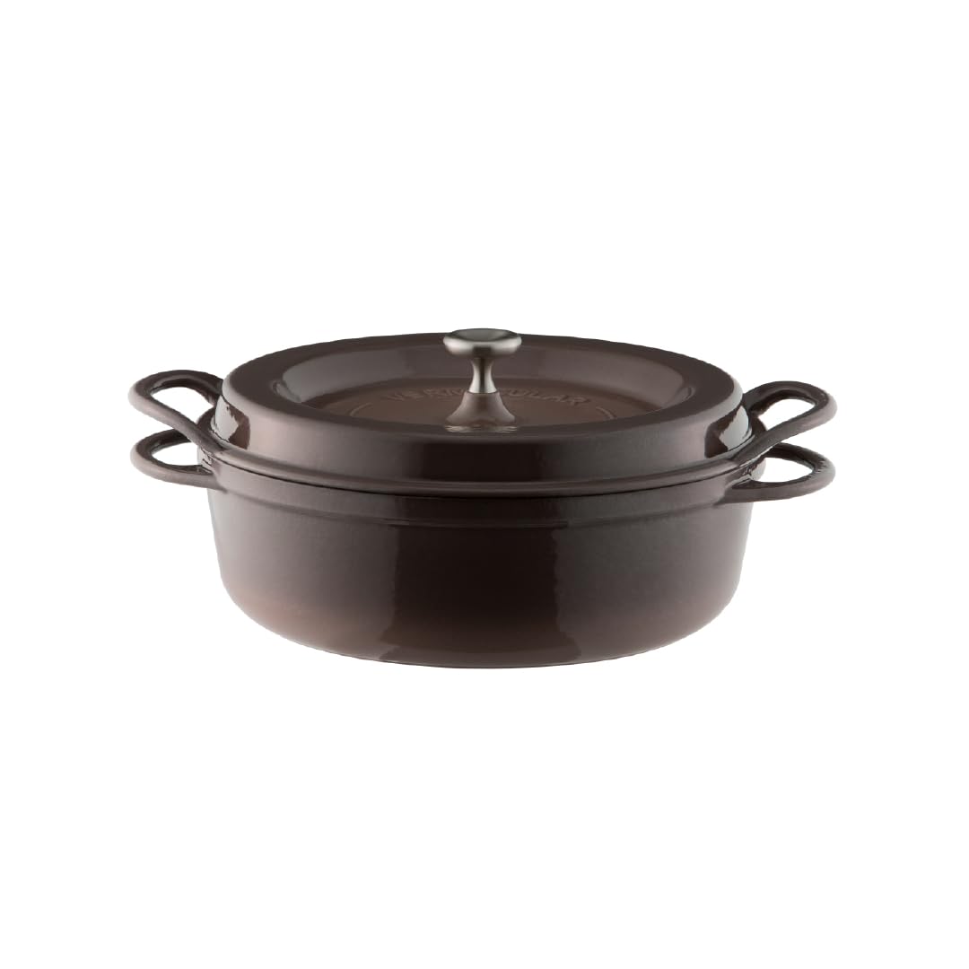 Vermicular Oven Pot 22cm (3.7qt), Enameled Cast Iron Pot - Natural Beige