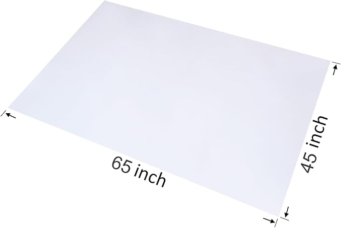 Wowfit 5 CT 45x65 inches Extra Large Clear Plastic Bags Perfect for Car Seat, Luggage, Suitcase, Stroller, Chair, Kids Bike and Attic Storage (2 Mil Flat Bags, Include 5 Ties)