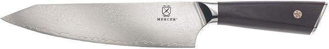 Mercer Culinary M13789 Premium Grade Super Steel, 8-Inch Serrated Bread Knife, G10 Handle