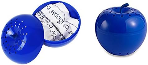 Bluapple Produce Saver Ethylene Gas Absorber - Fresh Fruit & Vegetable Storage with VeggieZips Humidity Control Storage Bag, Kitchen Must Haves, Produce Storage, Minimizes Waste, BPA Free - Value Pack