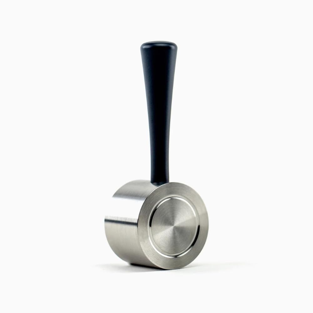 CREMA Coffee Products Replacement Steam Lever for Breville Espresso Machines | Ergonomic Stainless Steel Design | Compatible with Barista Express, Infuser, Barista Pro | Easy Grip | Silver Finish