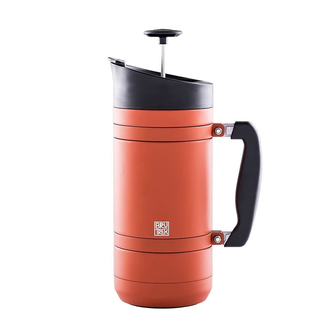 BruTrek by Planetary Design | BaseCamp French Press | 48 fl.oz - RedRock