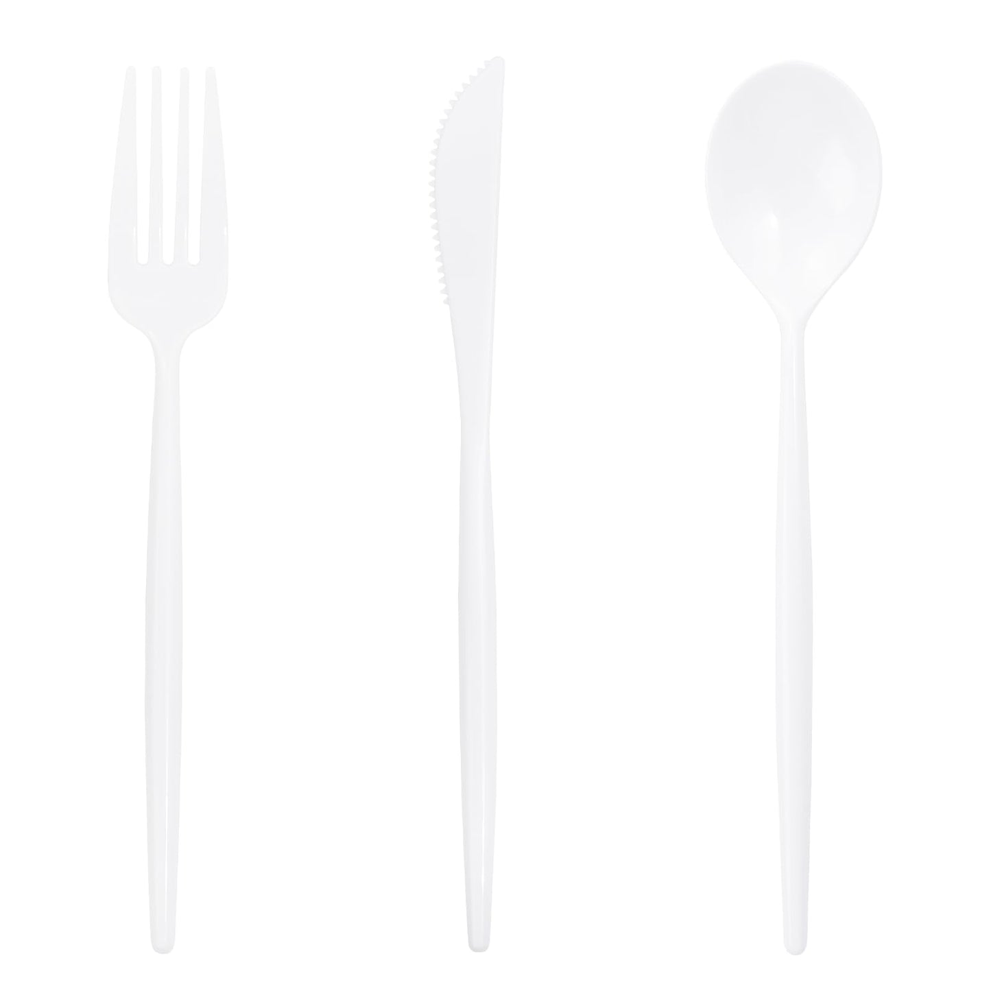 Supernal 180pcs Gold Plastic Silverware Set, Disposable Cutlery