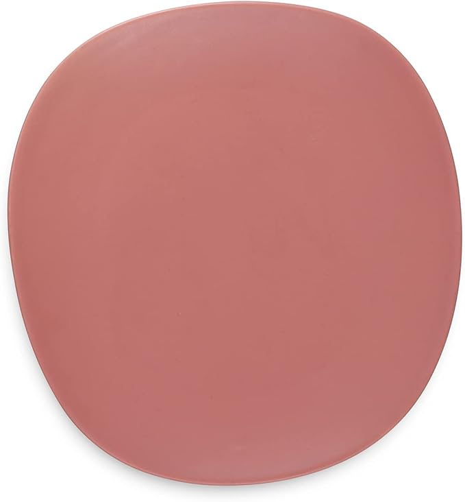 Stone Lain Delilah Dinner Plate 6-Piece Dish Set, Porcelain, Peach