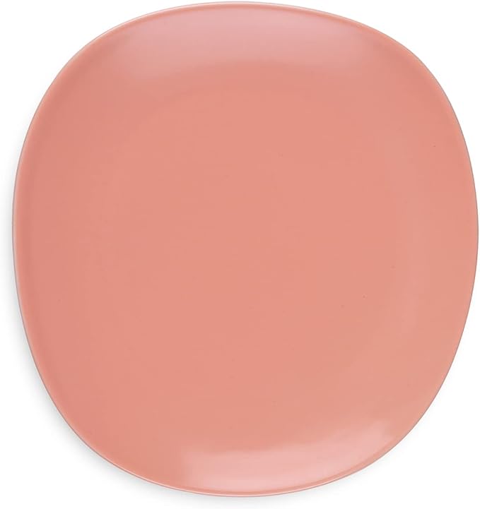 Stone Lain Delilah Dinner Plate 6-Piece Dish Set, Porcelain, Peach