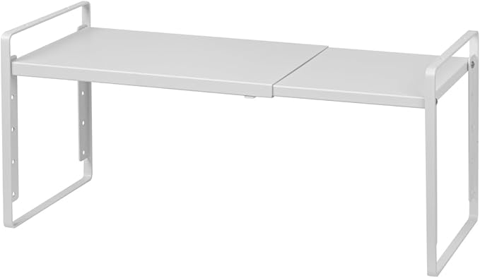Nxconsu Kitchen Cabinet Shelf Organizers, Countertop Riser, 8.6" 2 Pack