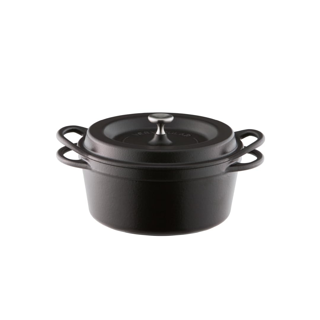 Vermicular Oven Pot 22cm (3.7qt), Enameled Cast Iron Pot - Natural Beige