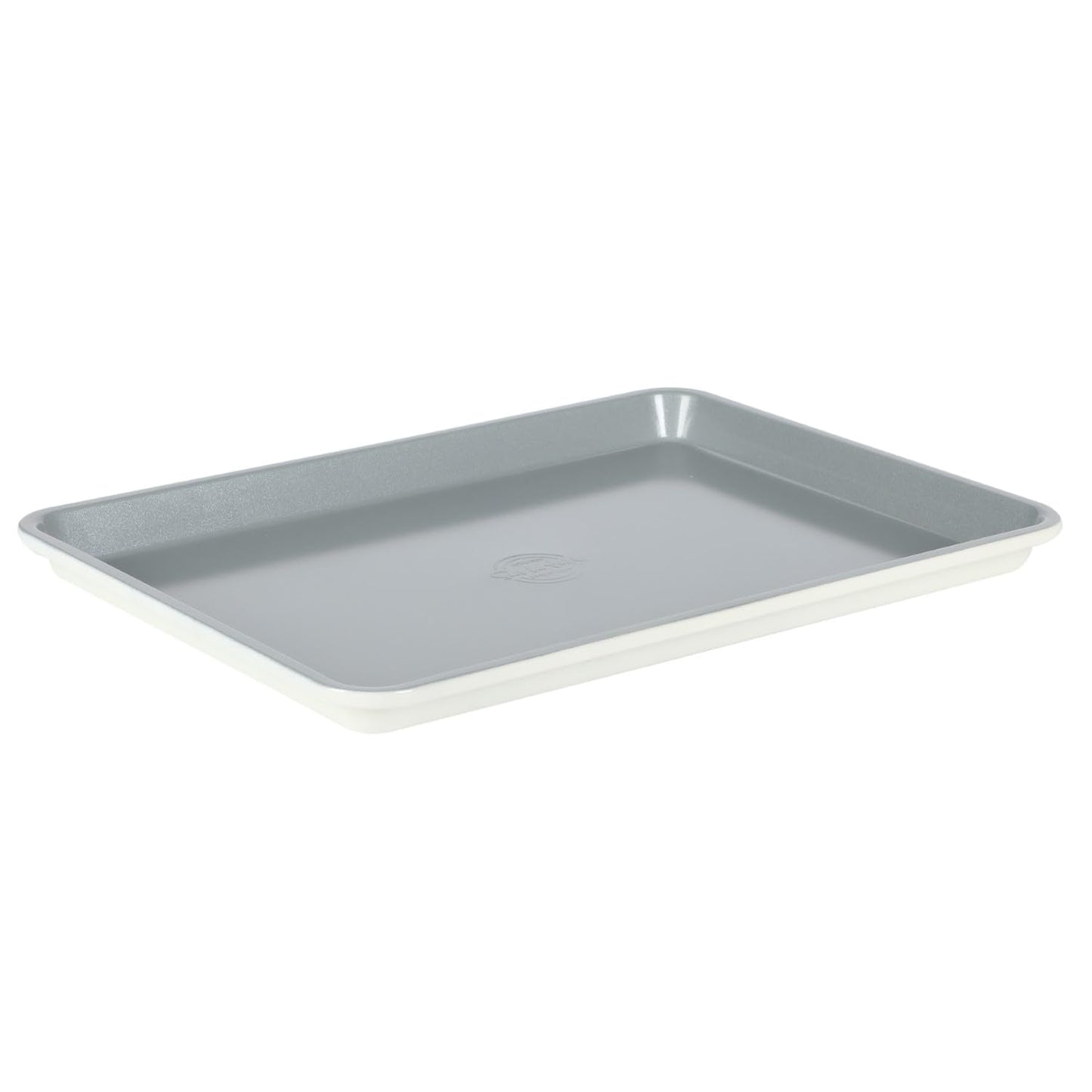 Sur La Table Kitchen Essentials Bake Sale 9 Inch PFOA, PFAS, PTFE Free Nonstick Round Cake Pan - Linen White