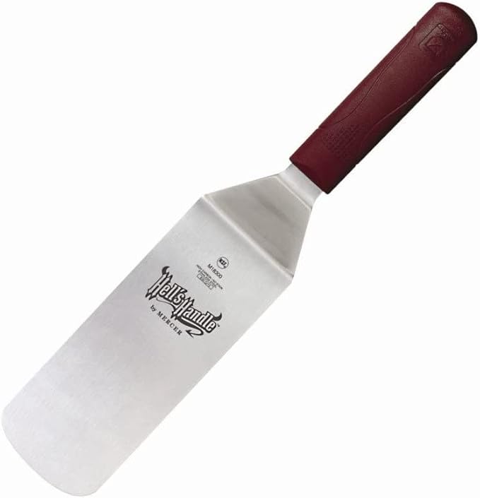 Mercer Culinary Hell's Handle Perforated Turner/Spatula, 8" X 3"