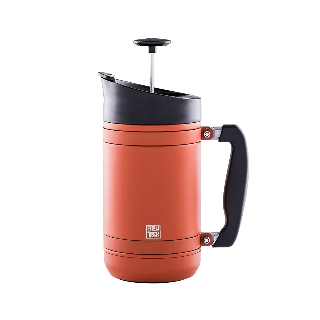 BruTrek by Planetary Design | BaseCamp French Press | 48 fl.oz - RedRock