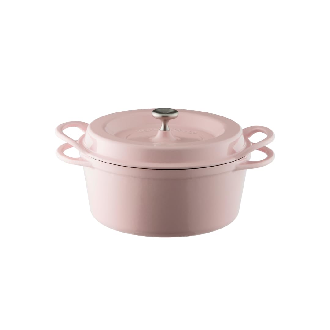 Vermicular Oven Pot 22cm (3.7qt), Enameled Cast Iron Pot - Natural Beige