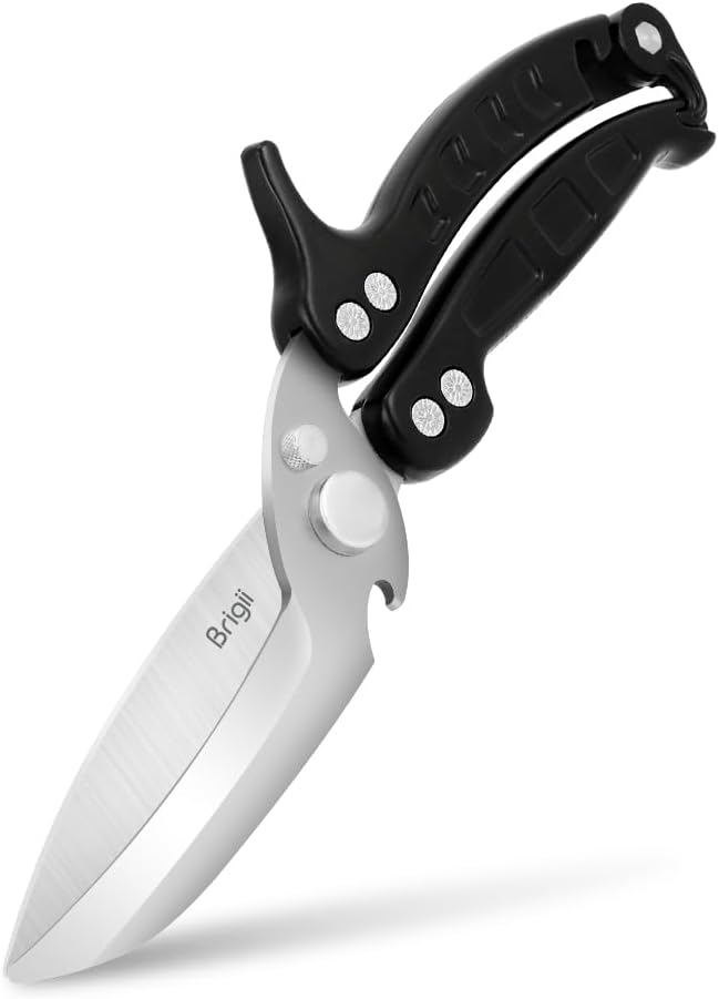 Brigii Kitchen Shears, Heavy Duty Poultry Shears, Detachable Scissors