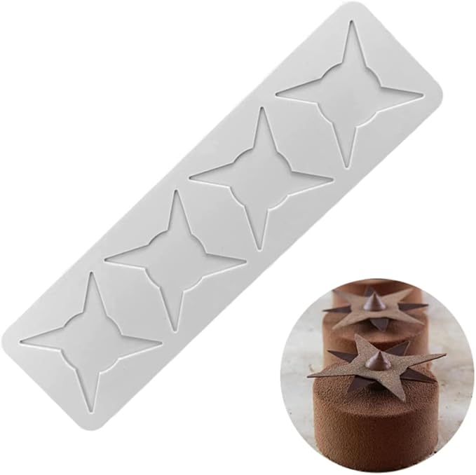 3D Hollow Leaf Fondant Lace Mold Multi Leaves Flower Candy Mold Chocolate Sugar Craft Cake Decoration Cupcake Top (C Coconut Tree_11.52 * 3.6 * 0.12inch)