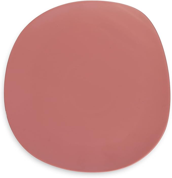 Stone Lain Delilah Dinner Plate 6-Piece Dish Set, Porcelain, Peach