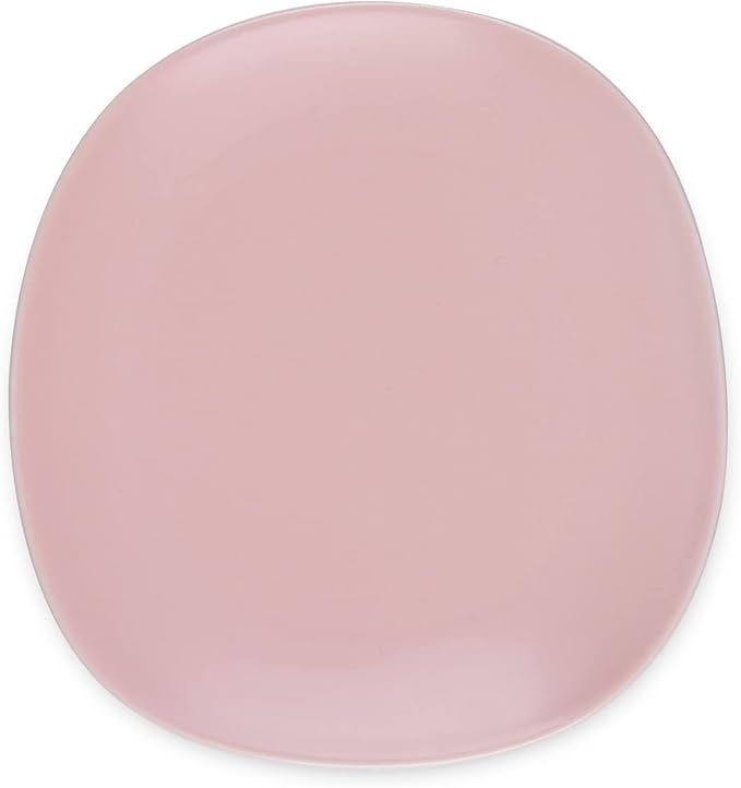 Stone Lain Delilah Dinner Plate 6-Piece Dish Set, Porcelain, Peach