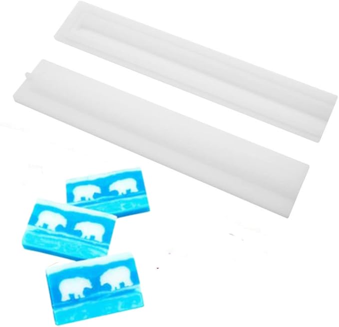 Rabbit Tube Column Silicone Soap Candle Mold Embed Soap Making Supplies Silicone Mold for Soap
