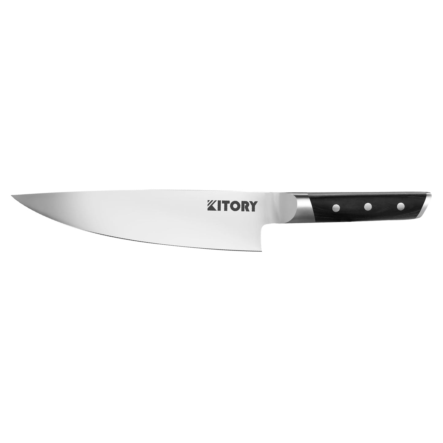 Kitory Meat Cleaver for bones and frozen meat - 7 inch German High Carbon Stainless Steel Kitchen Chopping Knife Blade, Ergonomic Wodden Handle with Enhanced Bolster - Gifts Box Included
