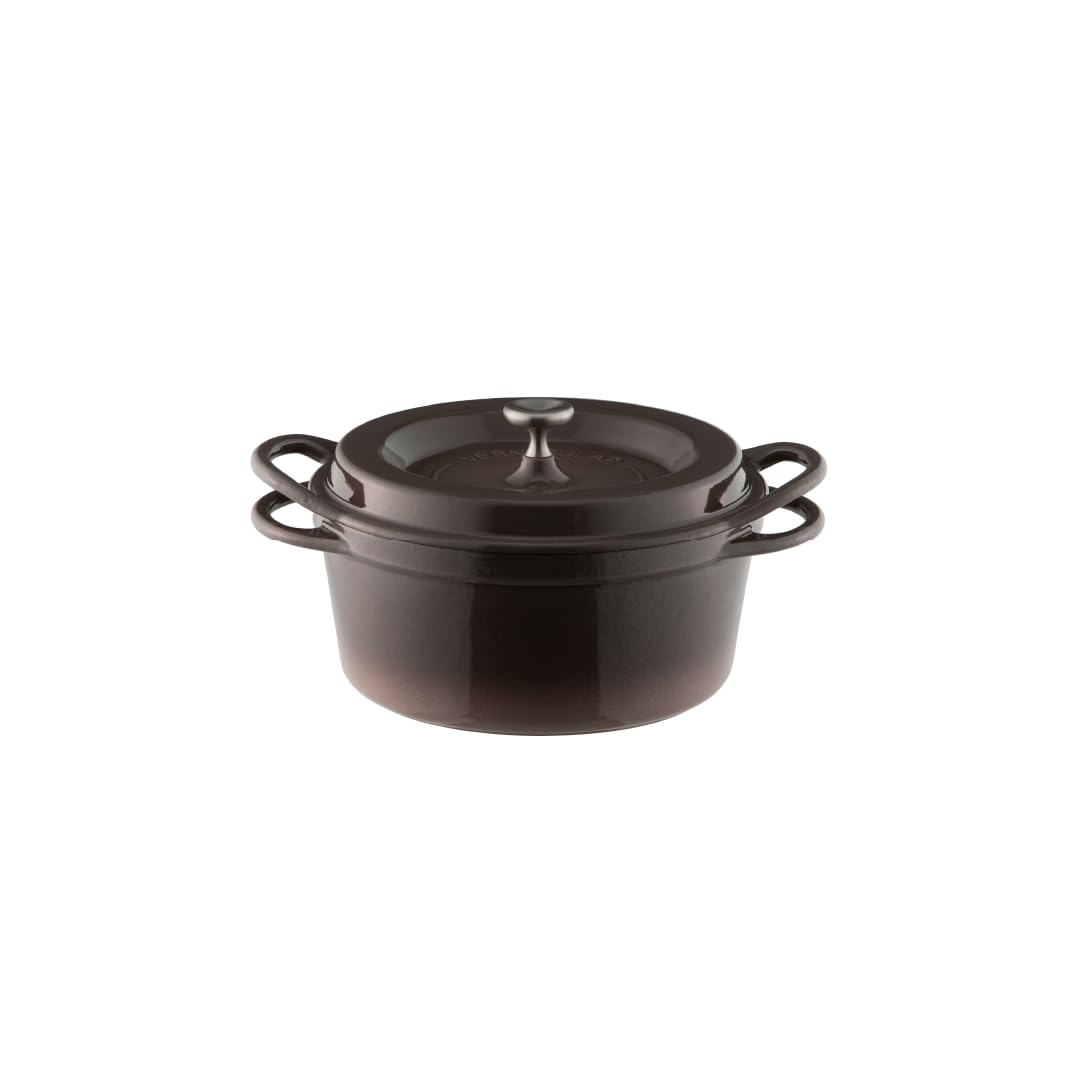 Vermicular Oven Pot 22cm (3.7qt), Enameled Cast Iron Pot - Natural Beige